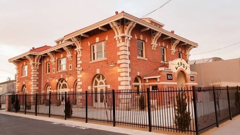 Exterior of Depot Craft Brewery near Legacy Vacation Resorts