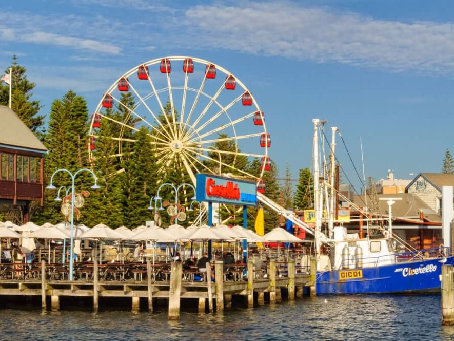 Carnival at the pier near Be Fremantle