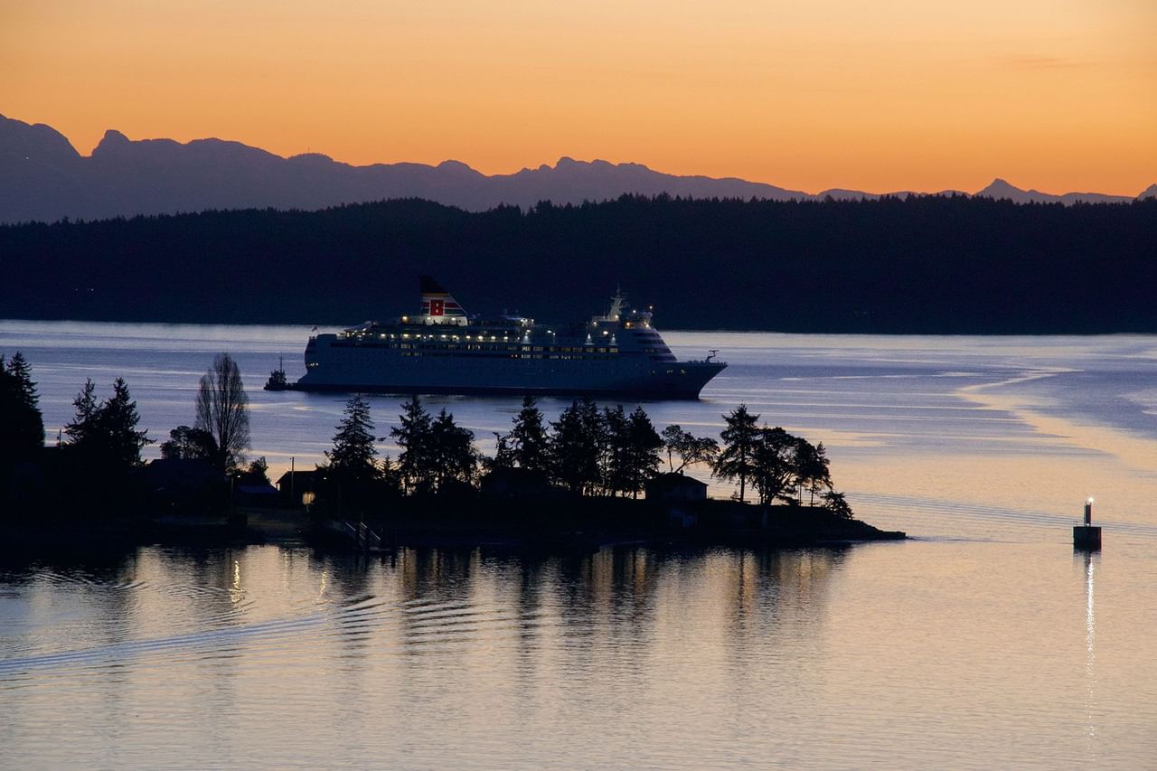 Nanaimo Harbour with BC Ferries