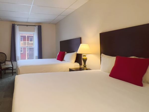 Guest room with two queen beds