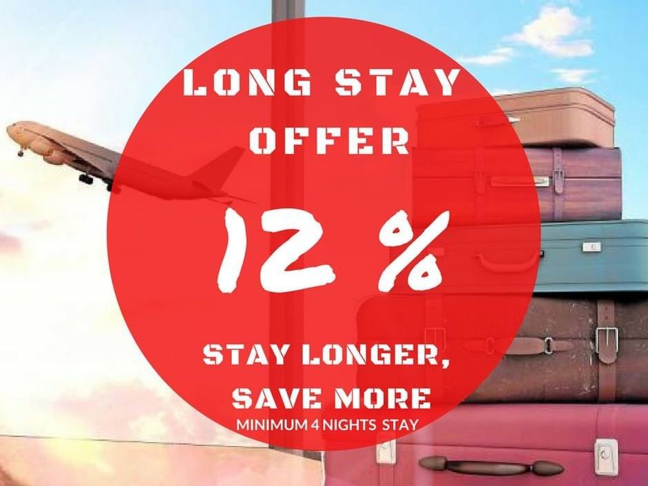 Poster of long-stay offers with discounts at Suites Larco 656
