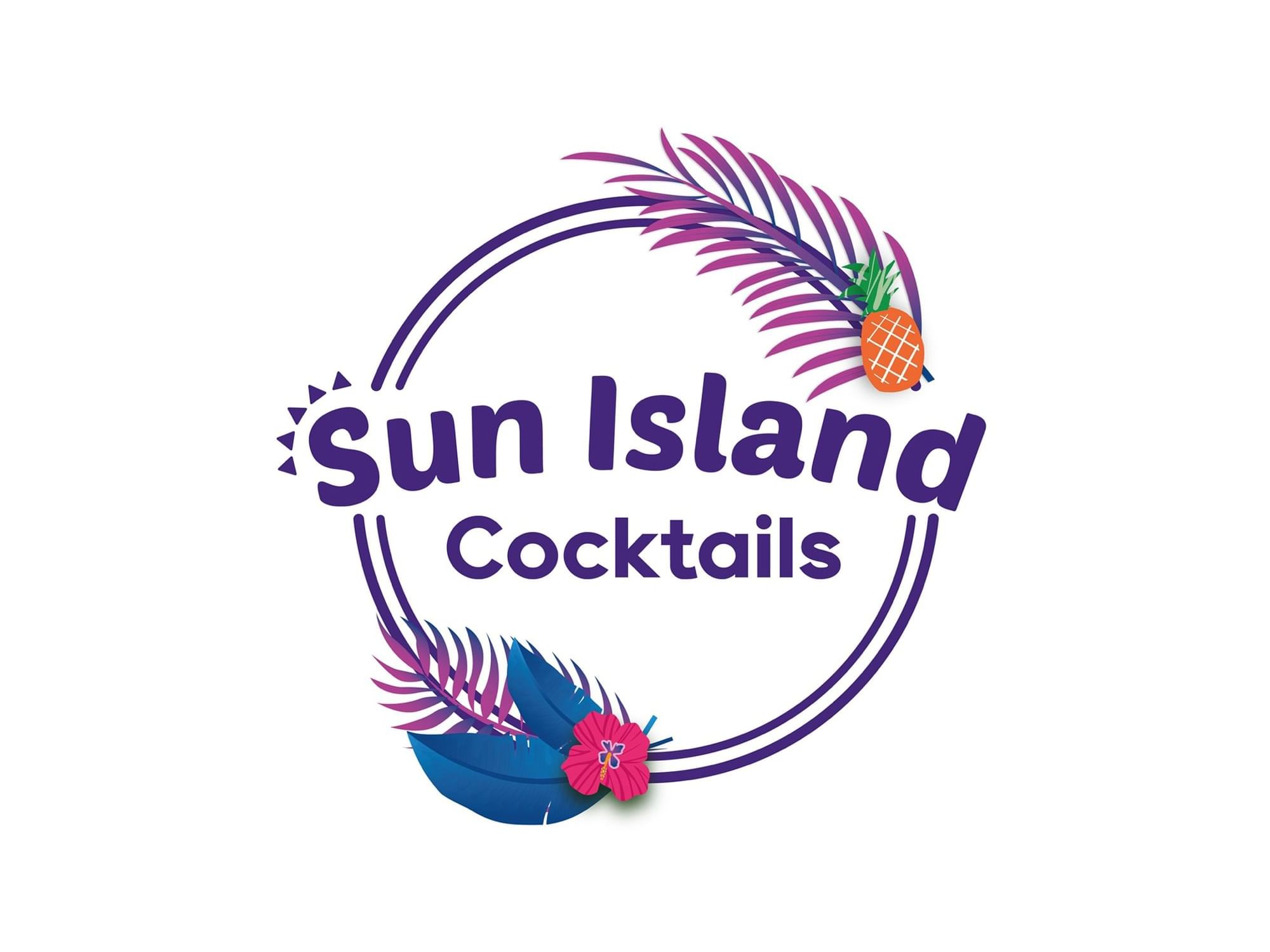 Logo of Sun Island Cocktails used at Hotel Factory Green