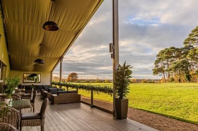 Exterior view from King Suite patio area