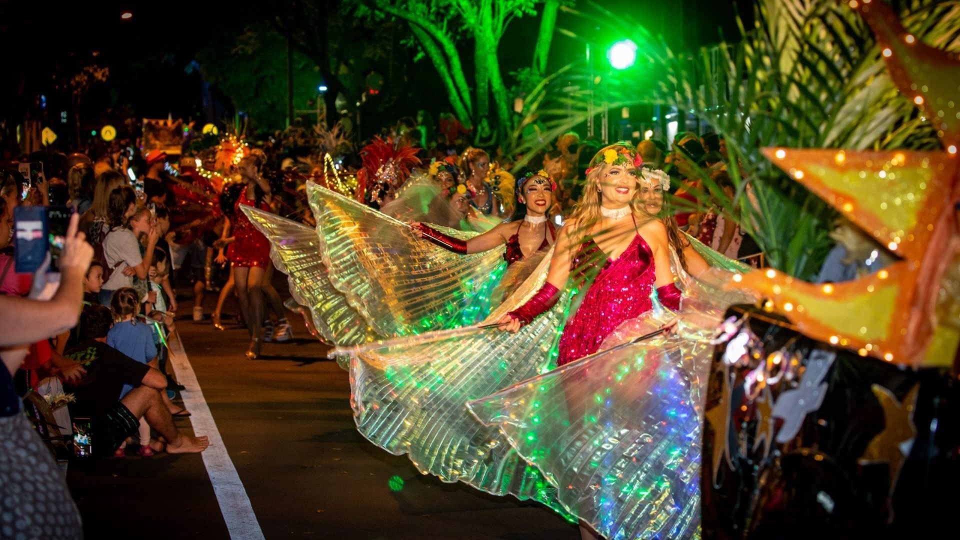 Dancers performing in Port Douglas Carnival near Pullman Port Douglas Sea Temple Resort & Spa