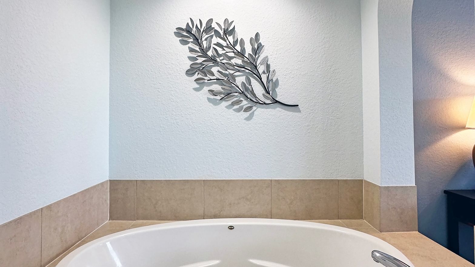 Jetted Tub in Master Bedroom