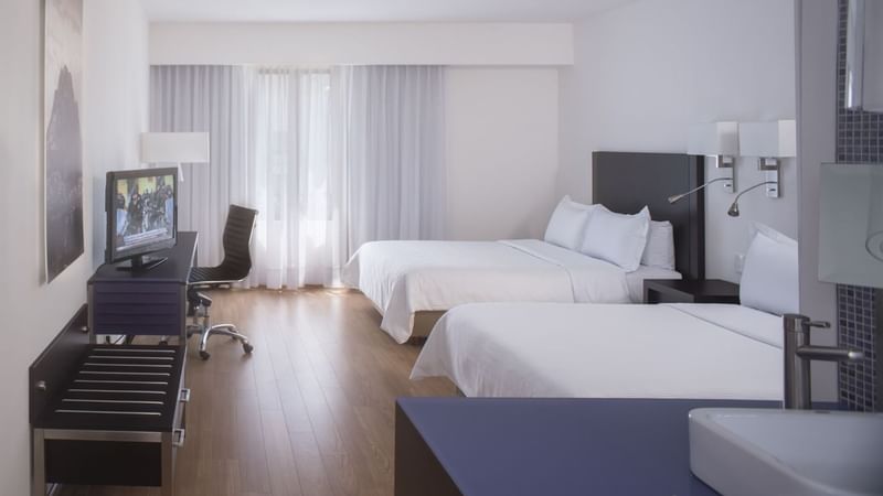 Superior Room with two double beds at Fiesta Inn Querétaro