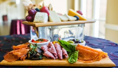 cheese and meat plate