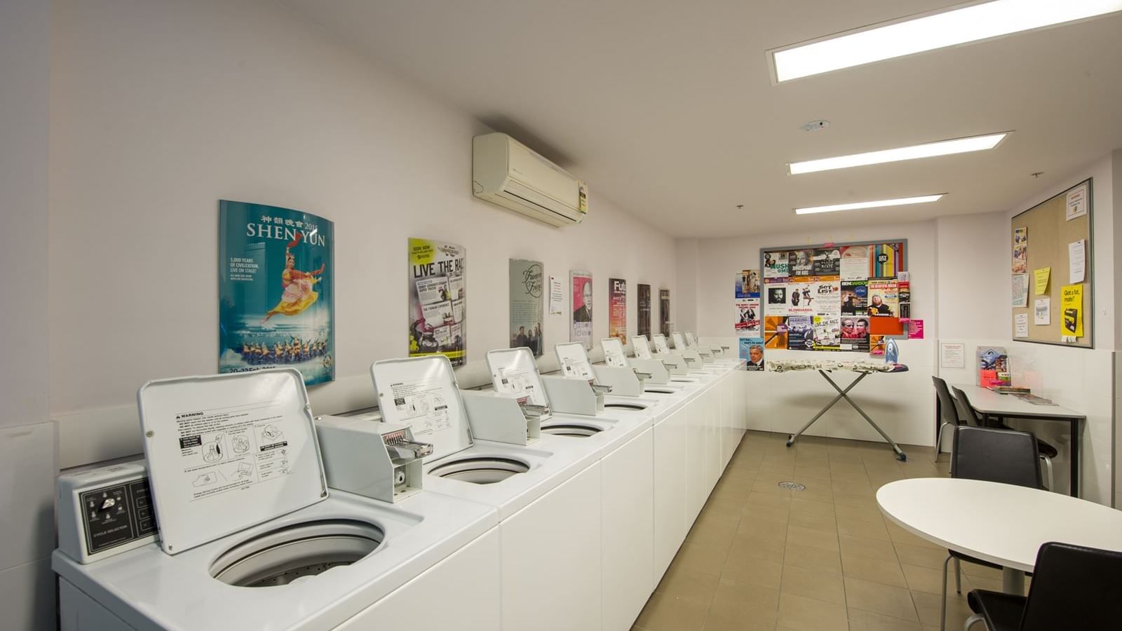 Laundry on the ground level available for all residents to use – additional fees apply