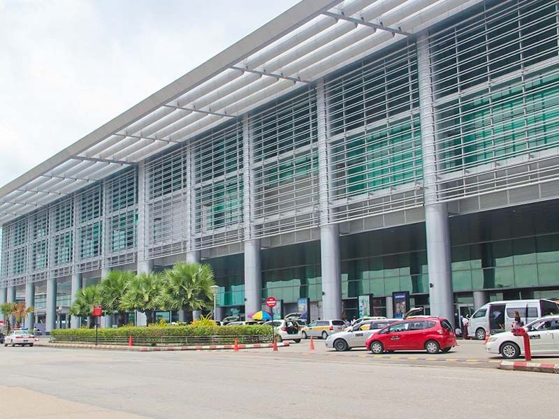 Exterior view of Yangon International Airport near Chatrium Hotel Royal Lake Yangon