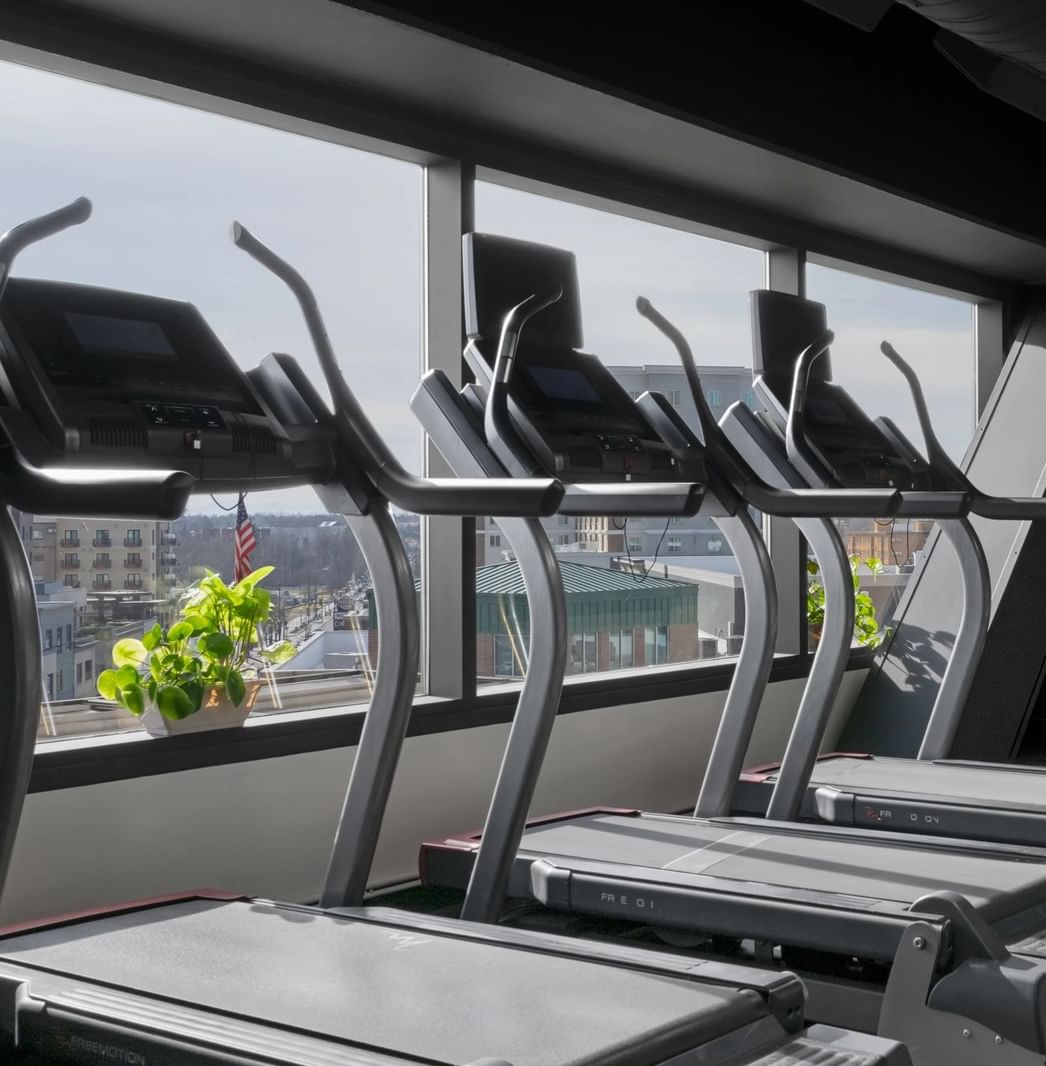 treadmill at the Grove Fitness Club and Spa