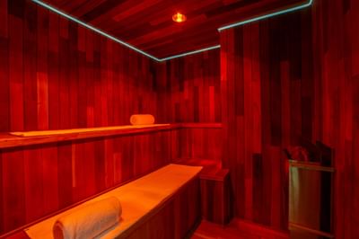 Sauna in Serena spa at Villa Premiere Boutique Hotel & Romantic Getaway