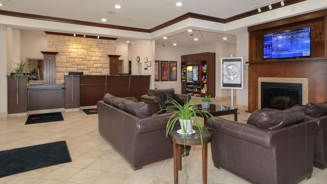 Lobby of Coast Weyburn Hotel