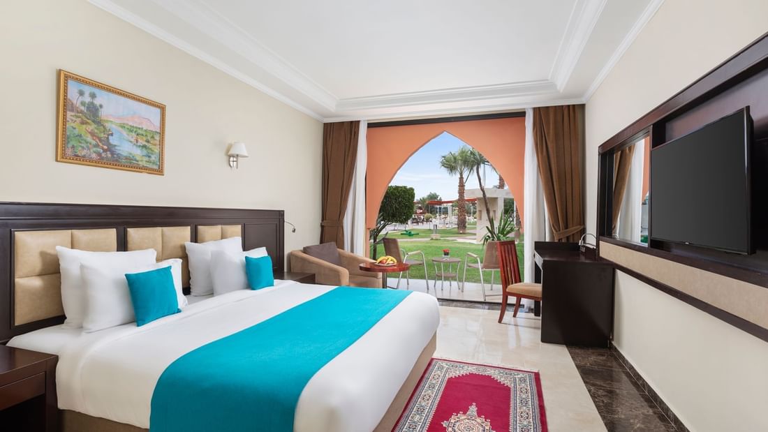 Deluxe Garden View Room at Pickalbatros Aqua Fun Club Resort in Marrakech