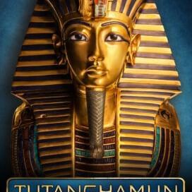 Close-up of a Mask of Tutankhamun at Hotel Sternen Oerlikon
