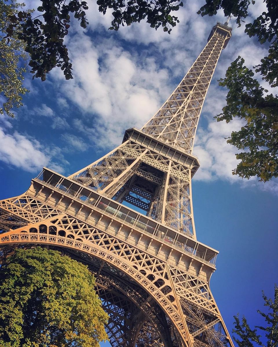 Eiffel Tower near Urban Hive Paris