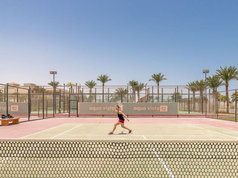 Tennis Pro at Pickalbatros Aqua Vista Resort in Hurghada