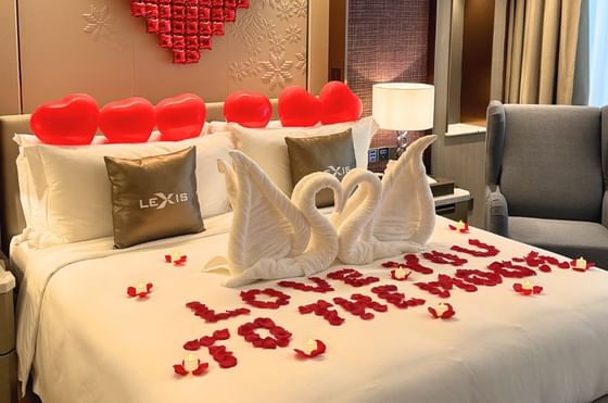 Our 'Forever Yours' Package is perfectly tailored for lovebirds seeking a quick romantic escape - Lexis Hotels & Resorts