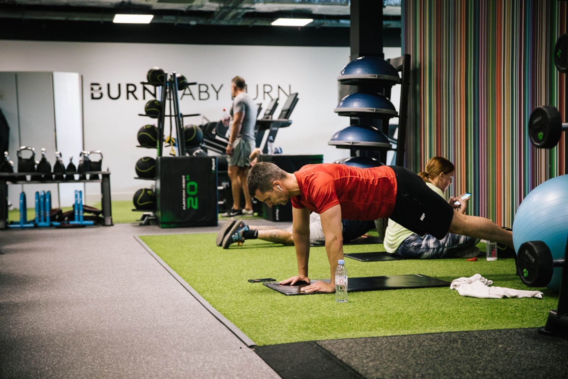 People working out in the gym at Village Hotels