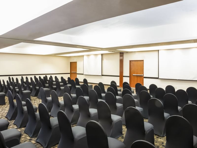 Theater setup in an event room at Fiesta Inn Hotels