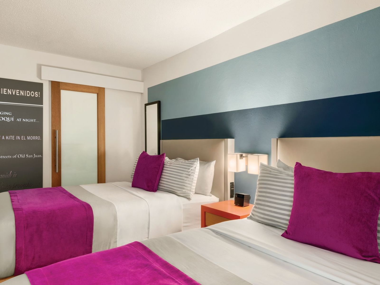 TRYP by Wyndham Isla Verde room with two beds with nightstand