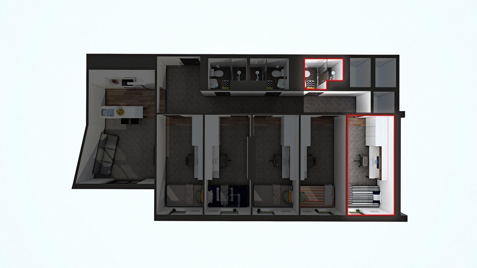 5 Bedroom Private Room