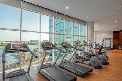 Gym and fitness center at Bay La Sun Hotel & Marina