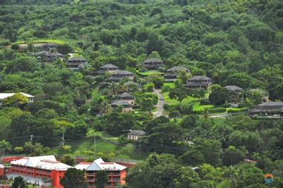 Aerial photo of Stonehaven Villas in Tobago
