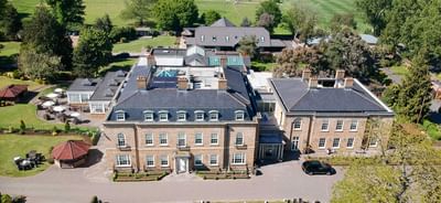 Aerial view & surroundings of Orsett Hall Hotel