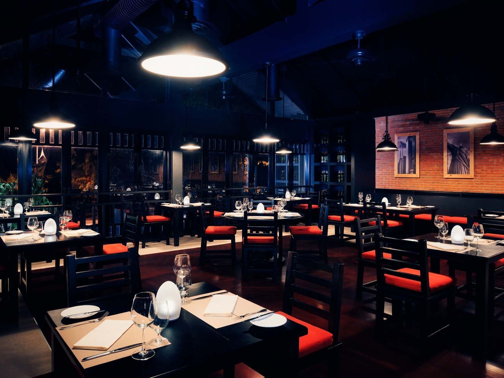 Interior of Steak House Restaurant at Paradox Hotels & Resorts