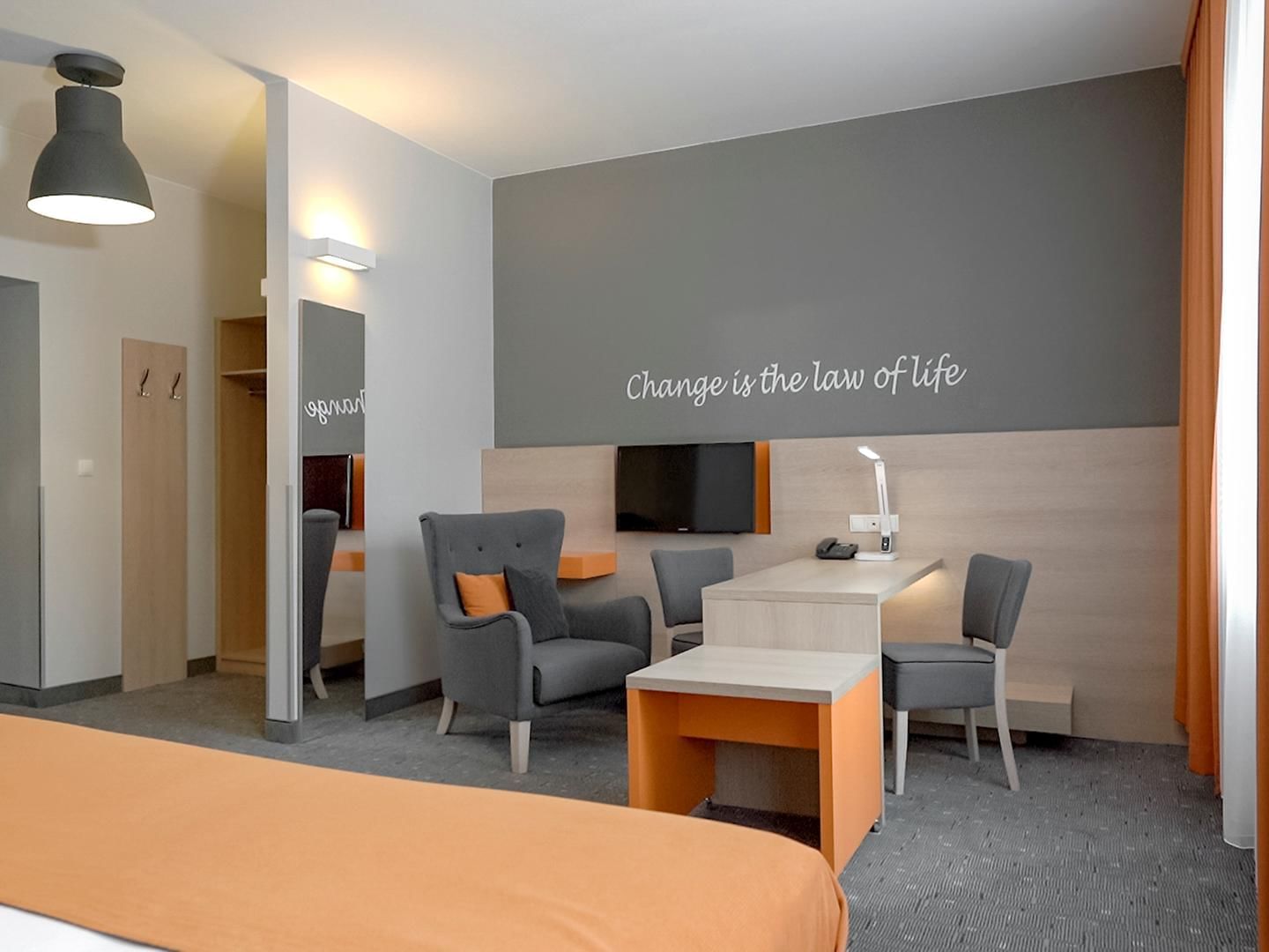 Interior room view of the MDM Hotel Warsaw