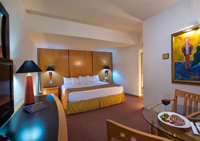 Comfortable rooms in Guadalajara Plaza Executive López Mateos
