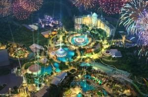 Concept art for Universal Studio's Epic Universe.