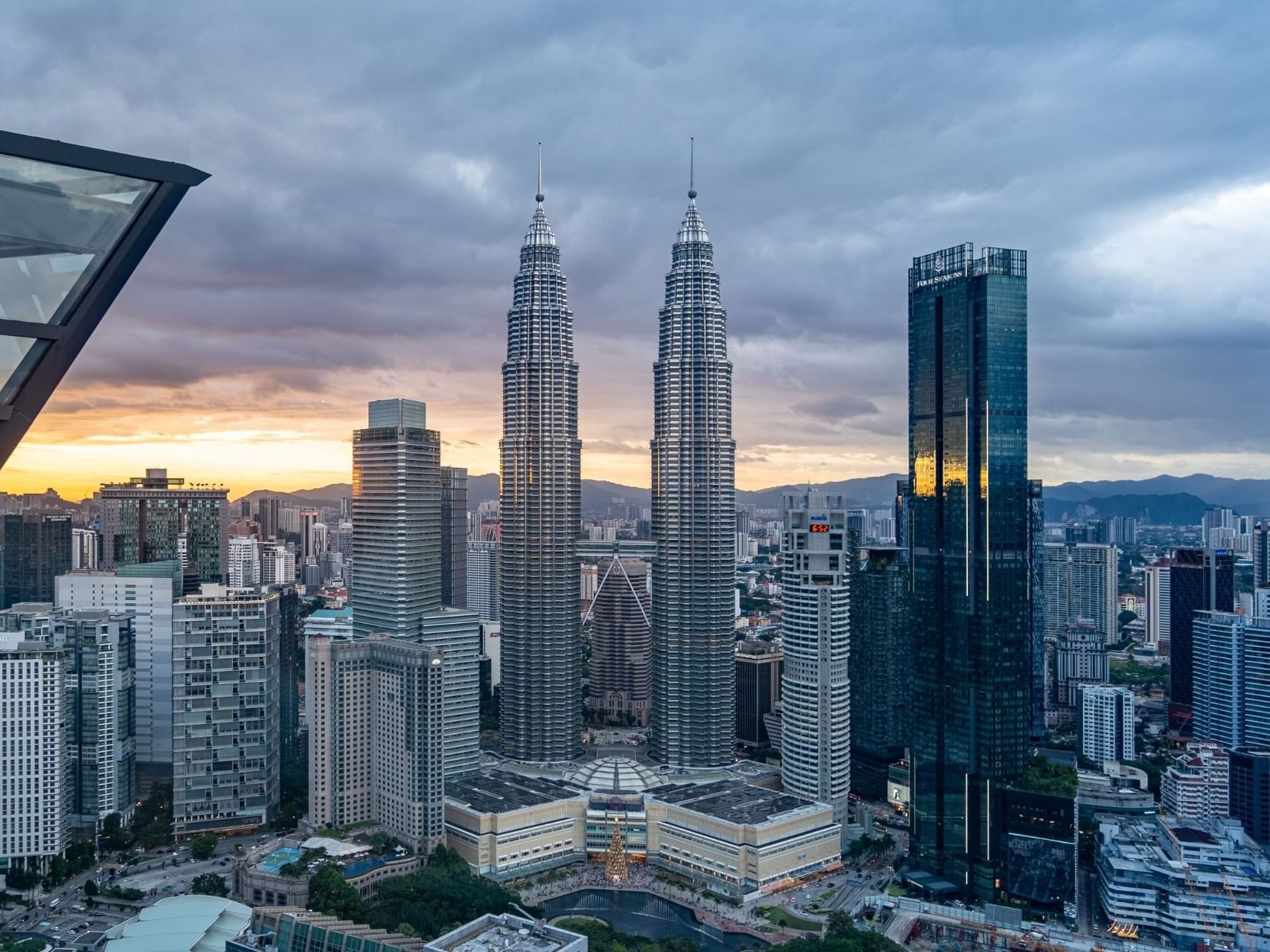 Petronas Twin Towers near Imperial Lexis 5 star hotel in Kuala Lumpur