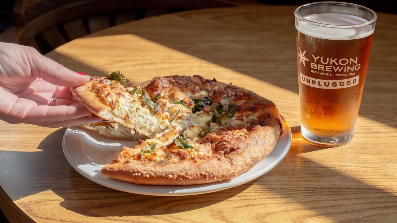 Pizza and beer