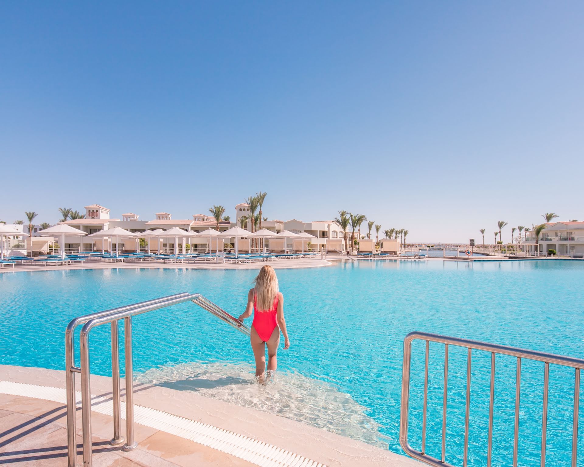 Pool at Pickalbatros Dana Beach Resort in Hurghada