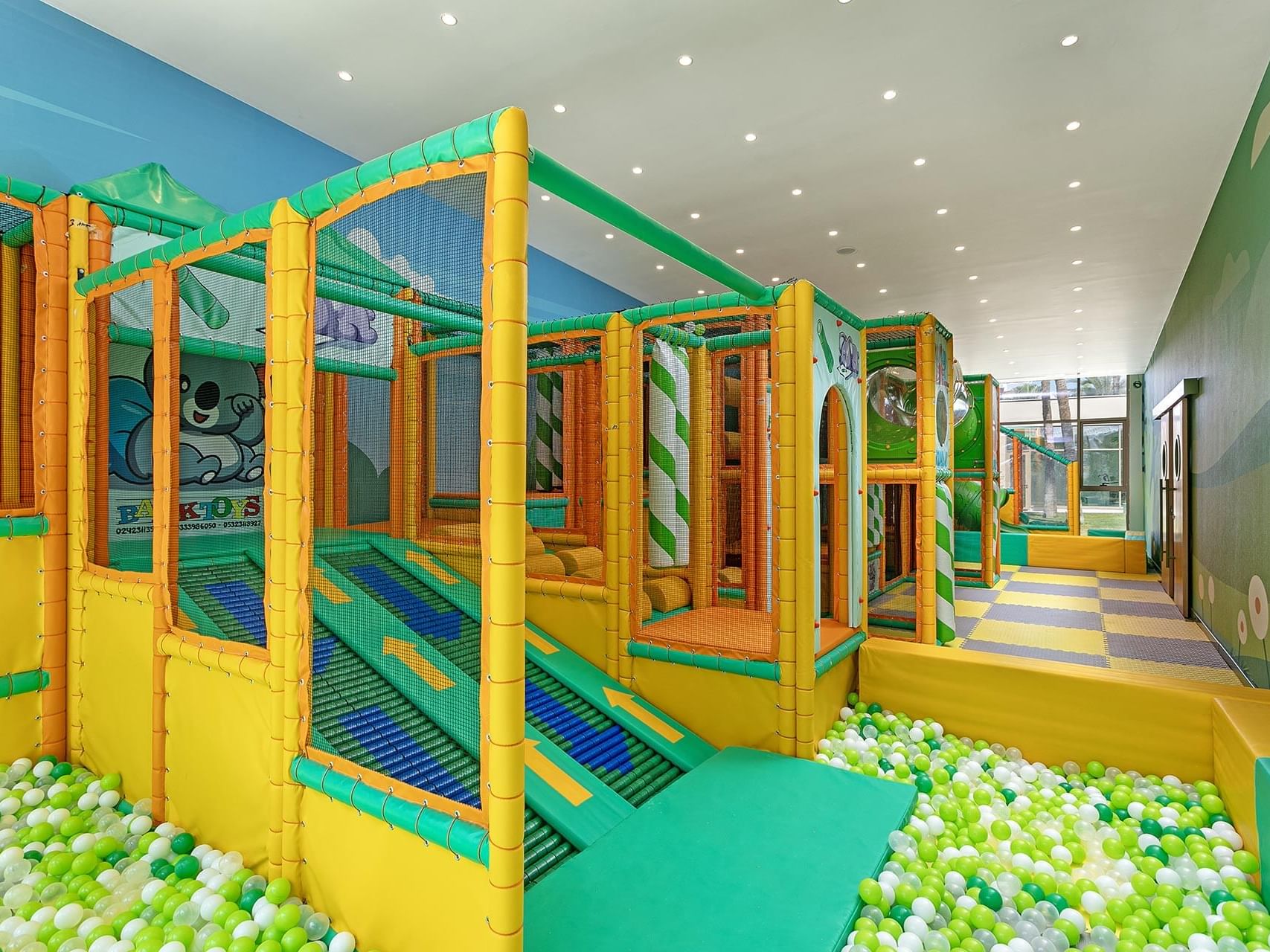 Indoor play zone for children in Kikoa Kids Club at Titanic Deluxe Lara