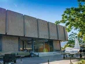 The exterior of Athens War Museum near St. George Lycabettus