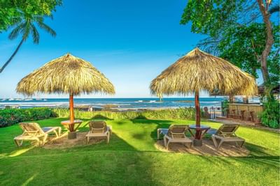Garden at Jardín del Edén Hotel in Tamarindo, Costa Rica