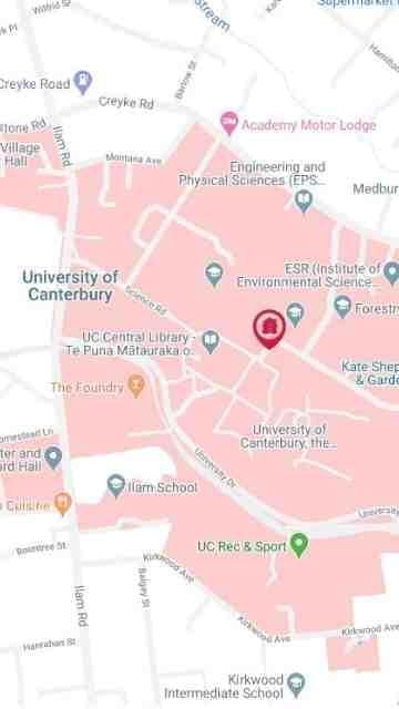 University Hall Map