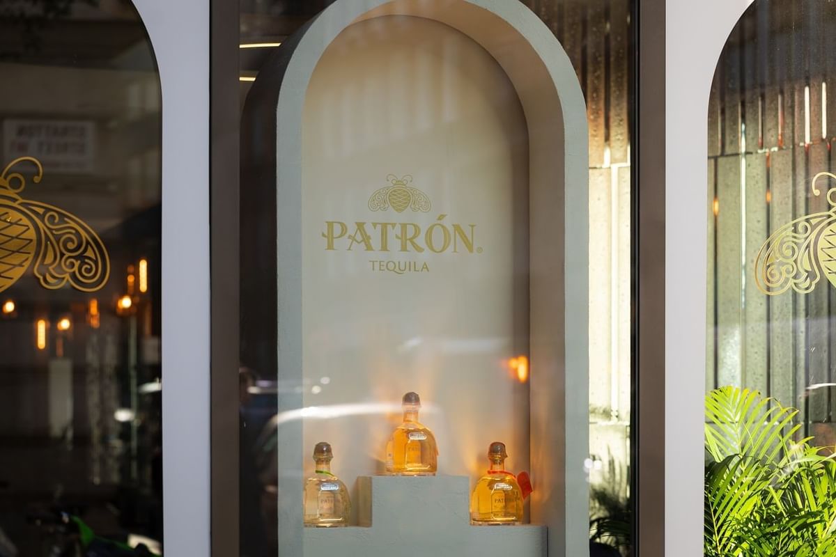 Exterior view of Patron Tequila Bar at The May Fair Hotel