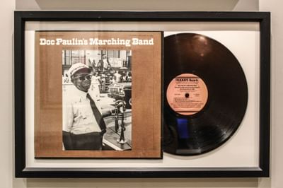 Vinyl records at the Jazz Museum in Hotel St. Pierre