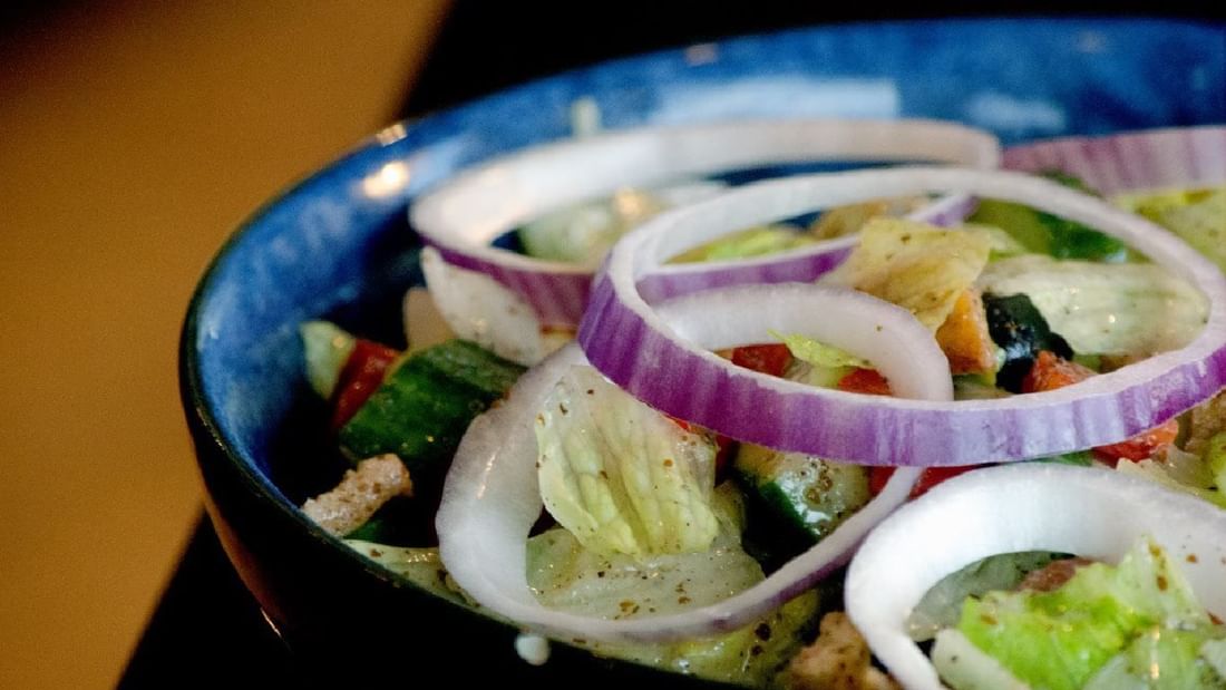 Close-up of Salad in Meze Restaurant at Novotel Glen Waverley