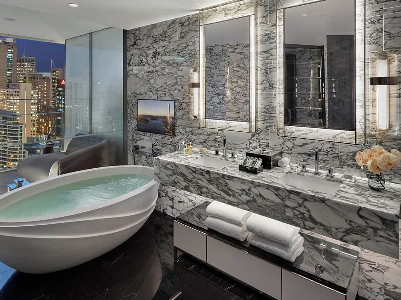 Bathroom in One Bedroom Deluxe Villa at Crown Towers Sydney