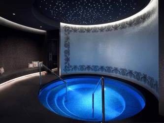 Hot tub prepared in the spa at Palazzo Versace Dubai