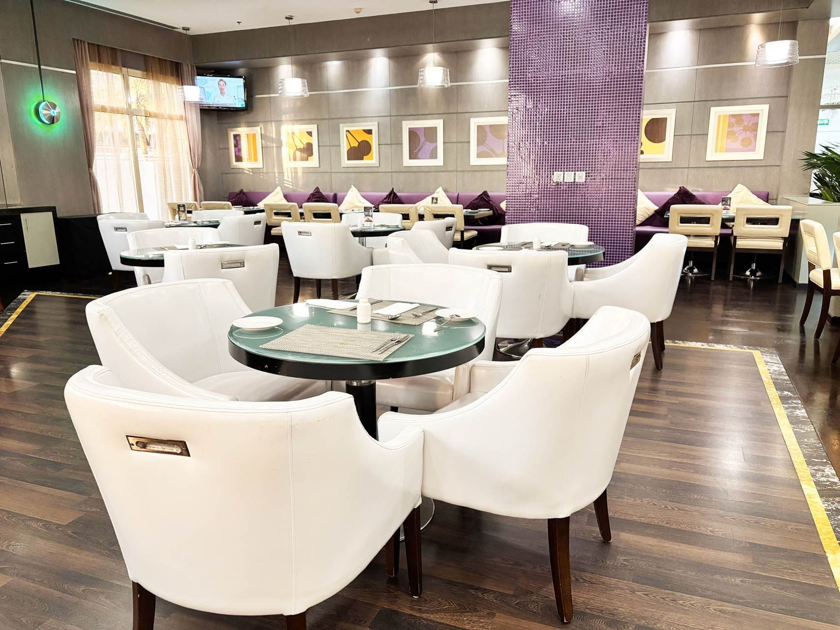 A restuarant at a hotel