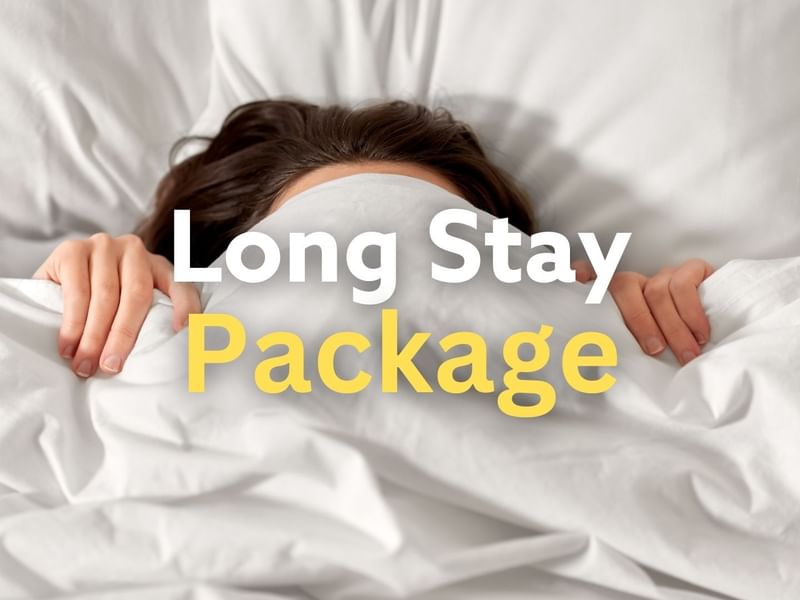 Long Stay Offer poster used at Sunway Velocity Hotel Kuala Lumpur