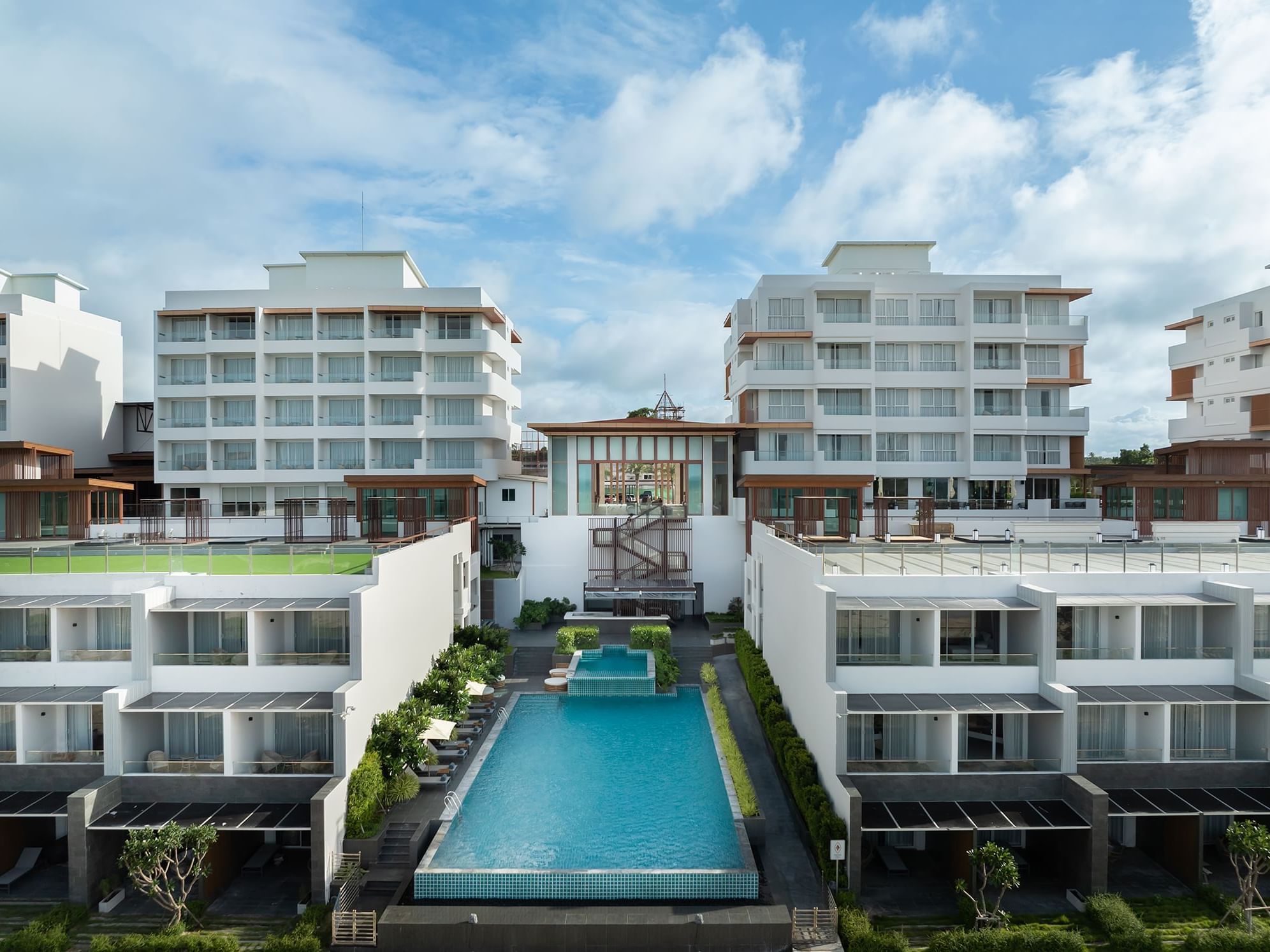 Exterior view of Eastin Resort Rayong with pool