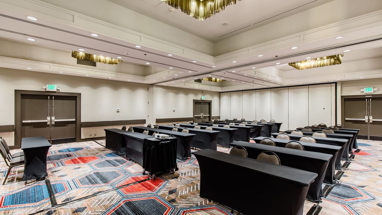 Meeting room with chairs and tables