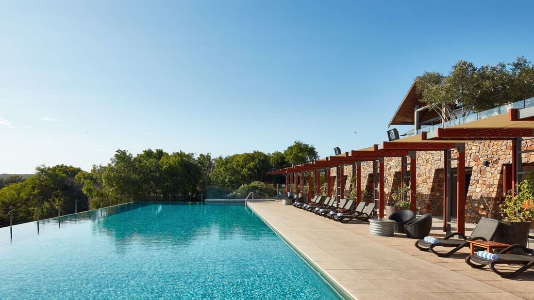 Poolside at Pullmen Bunker Bay Resort