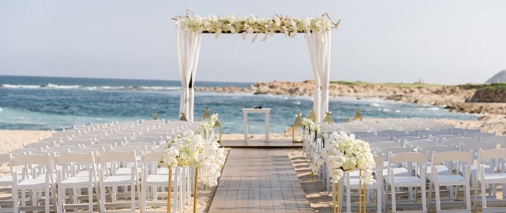 Wedding ceremony with a Sea view at Fiesta Americana Travelty